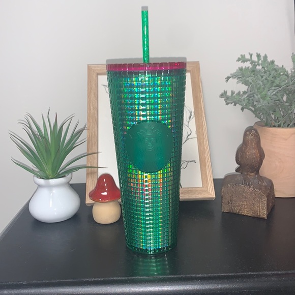Starbucks 2023 Spring Watermelon Green Cold Cup - Picture 1 of 3